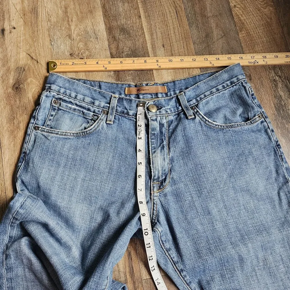 Agave Denim The Cowboy Bootcut Jeans Vintage Y2K Low Rise Made in USA Size 34